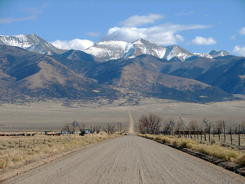 Road in the San Luis Valley, Southern Colorado