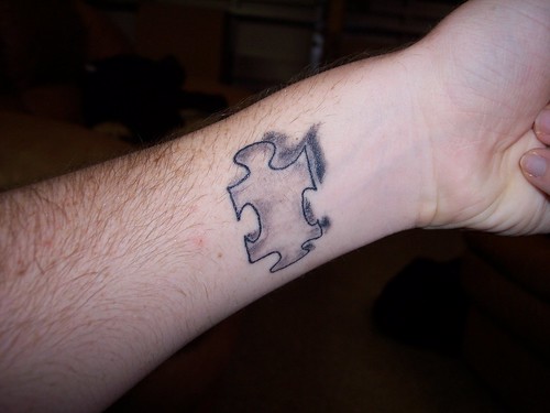 piece. puzzle. tattoo