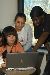 International Students Use Computer by guthe