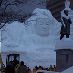 Sapporo Snow Festival - Buddhist  Sculpture