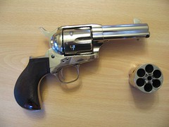 gun 45 guns revolver sixgun uberti thunderer