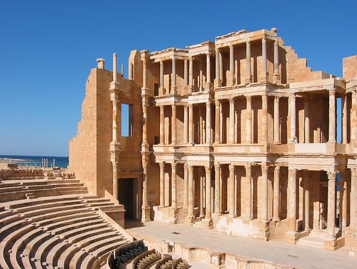 Theatre, Sabratha, Libya. by © Libyan Soup.