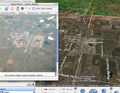 aerial photo vs google earth
