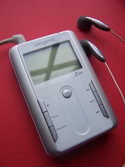 Creative Zen MP3 player by blogefl on Flickr licensed under Creative Commons
