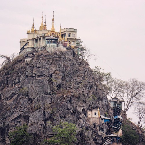 2013        #Travel #Memories #Throwback #2013 #Spring #Bagan #Myanmar      #Buddha #Temple #Pagoda #Mountain #Popa #Cliff #Stairs ©  Jude Lee