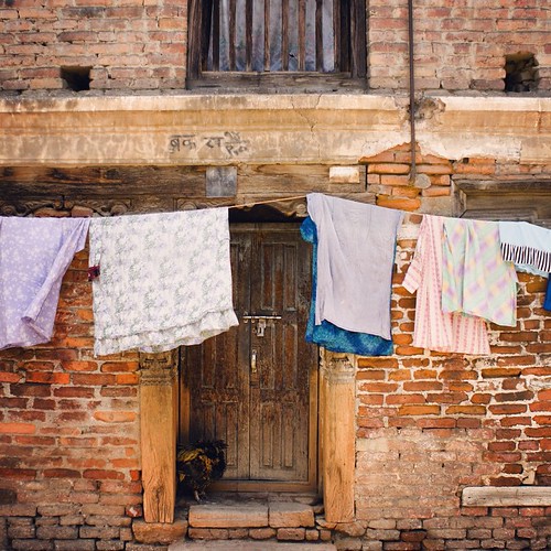   ... 2009   ... #Travel #Memories #2009 #Patan #Kathmandu #Nepal    ...     #Old #House #Chicken #Door #Laundry ©  Jude Lee