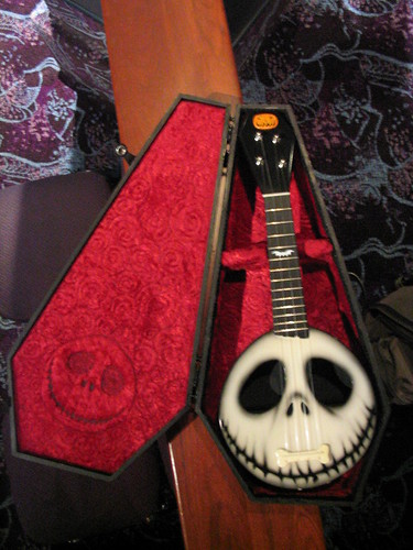 Nightmare Before Christmas custom ukulele - a photo on Flickriver