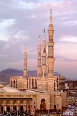 Minarets at Dawn - Medina, Saudi Arabia