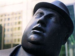 flickr.com: Encounter (statue of two businessmen in hats), McElcheran, Commerce Court, Toronto, by fortinbras