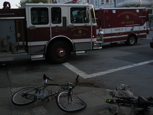 Bicycle after collision, Scott and Haigh by Salim Virji, on Flickr