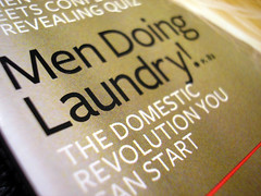 men doing laundry
