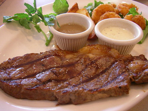 Eating steak instead of carbohydrates seems to be good for cholesterol
