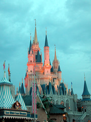 Cinderella Castle at Dusk