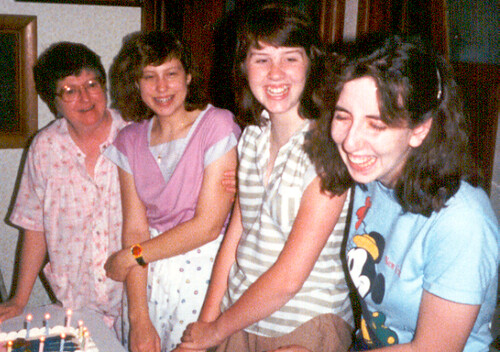 Group shot - my 15th Birthday June 1986