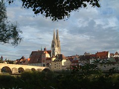 late summer view of the Regensburger dom