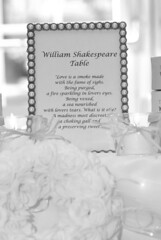 Shakespeare table