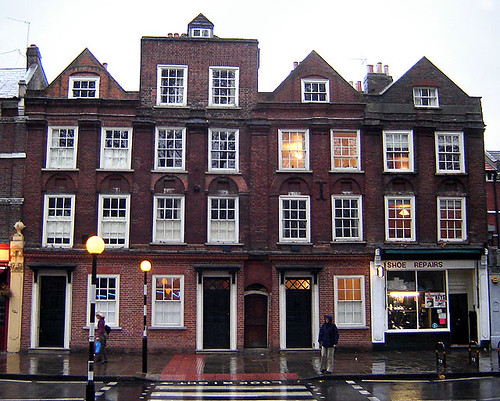 The oldest London brick terrace