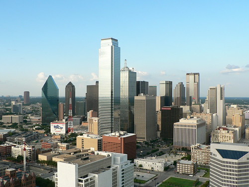 Downtown Dallas from Reunion Tower by fcn80.