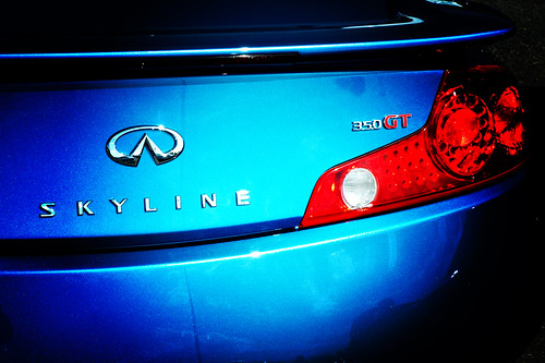 Mazda Protege5 · Bud · Infiniti Skyline 350GT Rear; ← Oldest photo