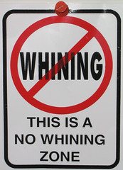 Whining, not winning 1