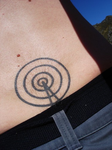 spiral word tattoo designs