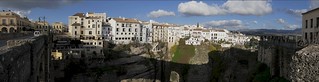 Ronda, Spain - panoramic view over the town from the 'Puento Nuevo'