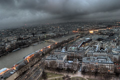 stormy skies in Paris - by Greg Gladman
