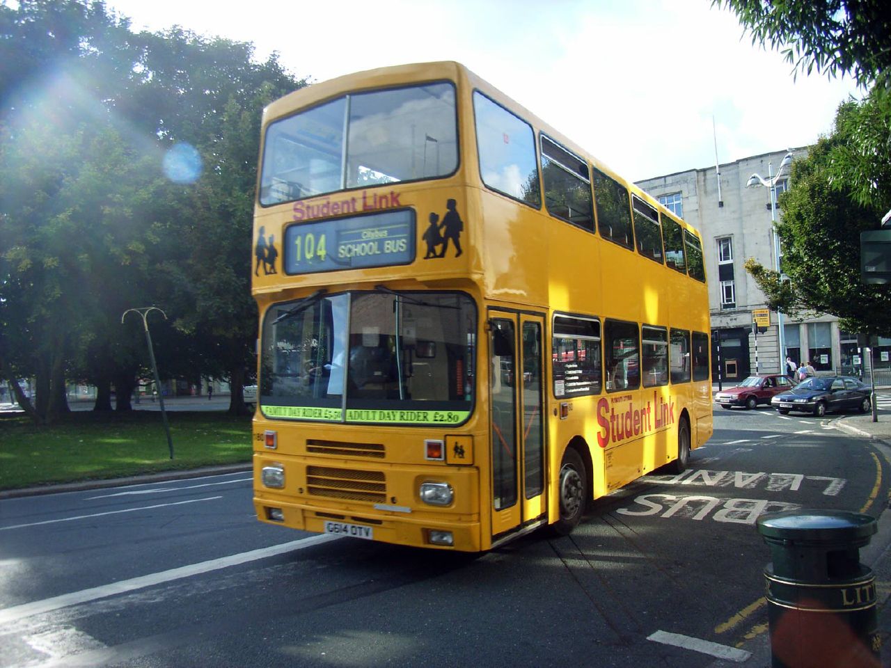 Plymouth Citybus 180 G614OTV