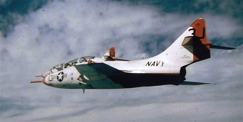 Warbird picture - Cougar F9F-8T training flight 1958