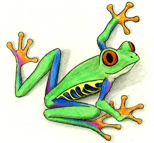 Tree Frog Cartoon