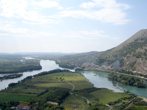 View from Shkodra castle