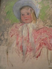 Simone in a Blue Bonnet 1903 Mary Cassatt 1