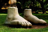 feet sculpture