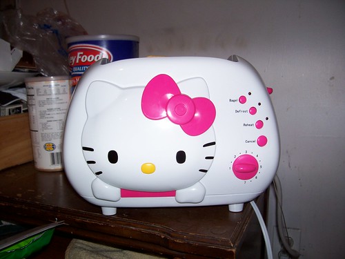 Hello Kitty Toaster. hello kitty toaster. It was a birthday gift from my friend Sira.