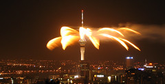 Feuerwerk in Auckland