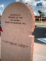 Route  66 Museum Clinton, Ok - Monument