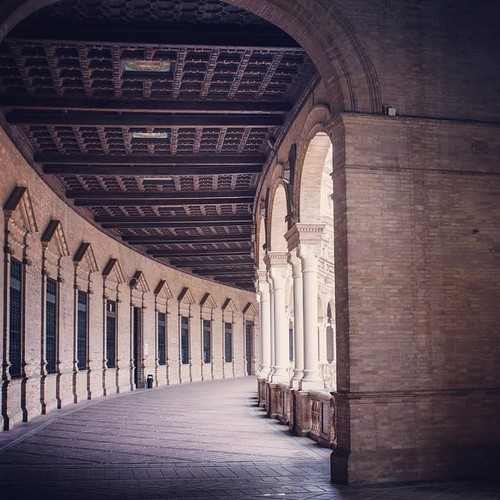 2012     #Travel #Memories #Throwback #2012 #Autumn #Sevilla #Spain  ...  #Square #Plaza #Corridor #Column ©  Jude Lee