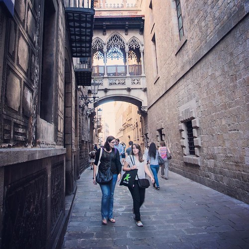 2012     #Travel #Memories #Throwback #2012 #Autumn #Barcelona #Spain     ...     #Gothic #Point #Old #Back #Street #Peoples ©  Jude Lee