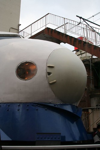 新幹線0系の前頭部分