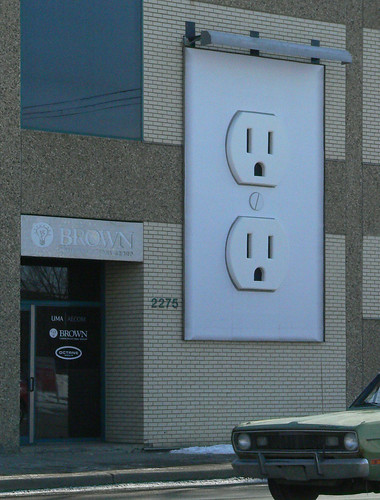 Brown Communications Billboard - The Power Plug