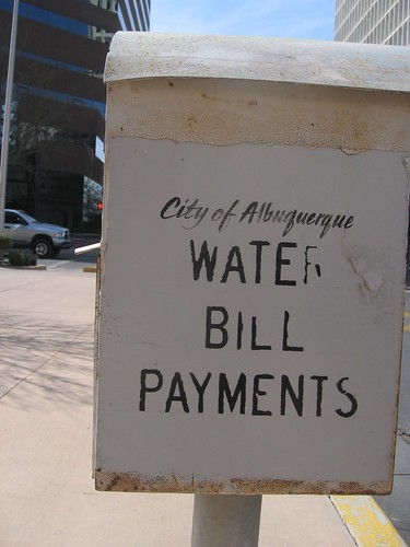 Water Bill Payment Box