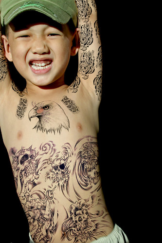 Beautiful Sun Tribal Tattoo On
