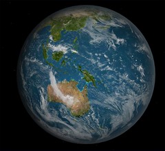 Earth Full South Pacific