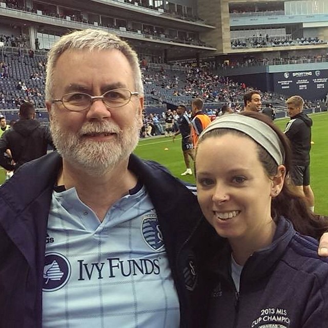 In honor of Fathers Day weekend: This dad deserves to be celebrated everyday, not just Fathers Day. He was my first love, travel partner and best friend! I love you. Thanks for being the BEST #MLSdad ever. #SportingKC @mls 💙⚽️