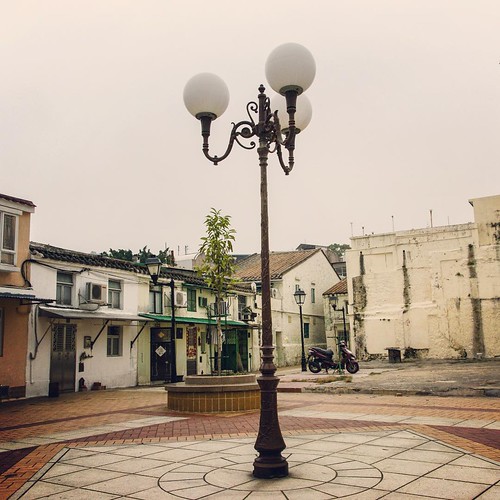    ...     #Travel #Memories #Throwback #Winter #Macau #China        ... #Coloane #Village #Town #House #Ordinary #Life #Square #Plaza #Streetlamp #Scooter ©  Jude Lee