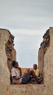 Friends in Galle Fort, Sri Lanka