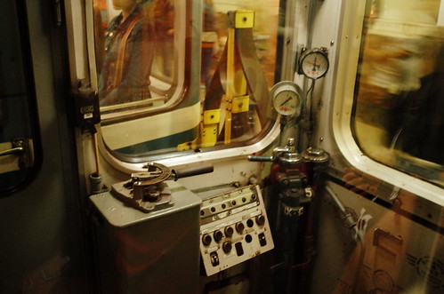 Subway train controls ©  Tony