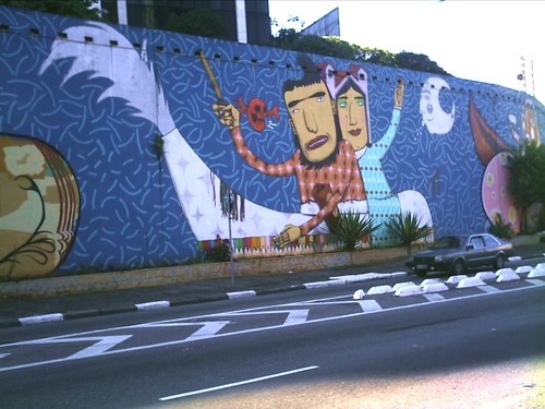 Os Gemeos - Radial Leste / Rua Jaceguai by [fran], on Flickr