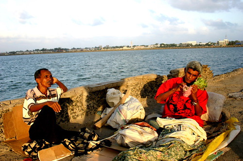 resting fishermen