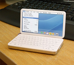 Mini Mac notebook concept mockup